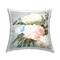 Pastel Hydrangea Blossoms Decorative Printed Throw Pillow Design by Alex Black, 18 x 7 x 18